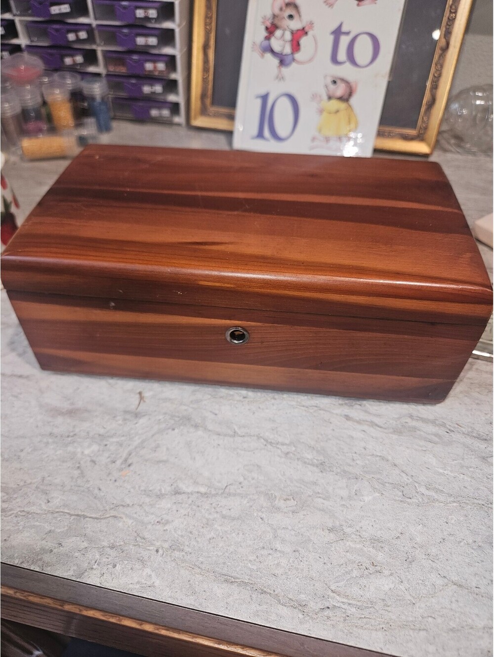 Vintage lane cedar small hope chest
